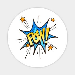 Pow! - Comic Book Funny Sound Effects Magnet